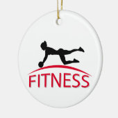 Fitness Keramik Ornament (Links)