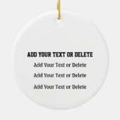 Fitness! Keramik Ornament (Hinten)