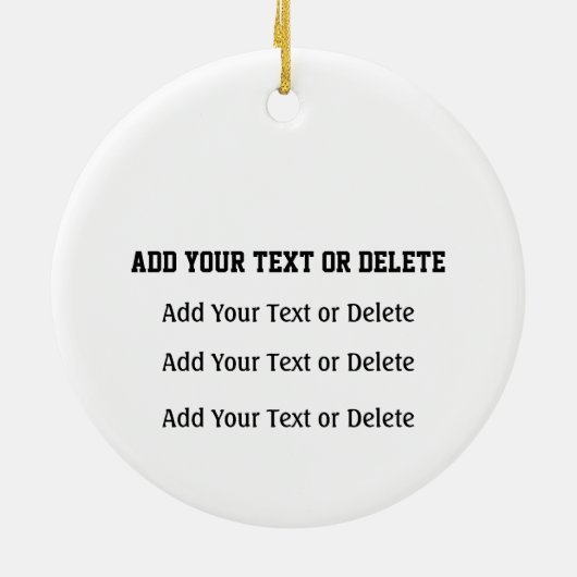 Fitness! Keramik Ornament (Hinten)