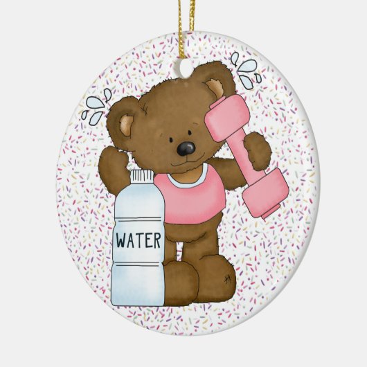 Fitness! Keramikornament (Links)