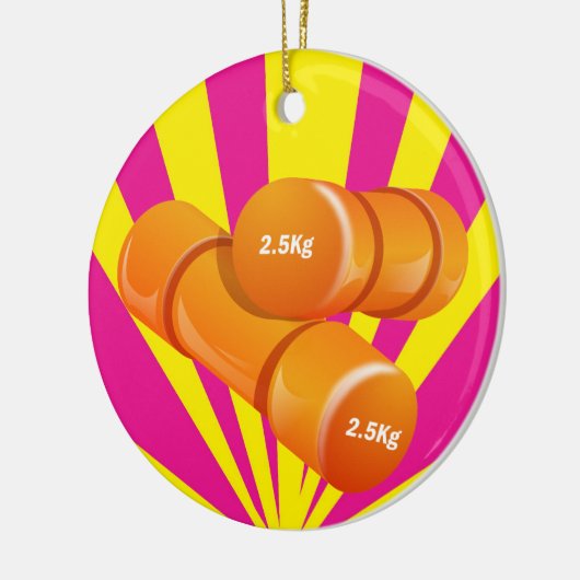 Fitness! Keramikornament (Links)