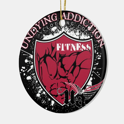Fitness Keramikornament (Links)