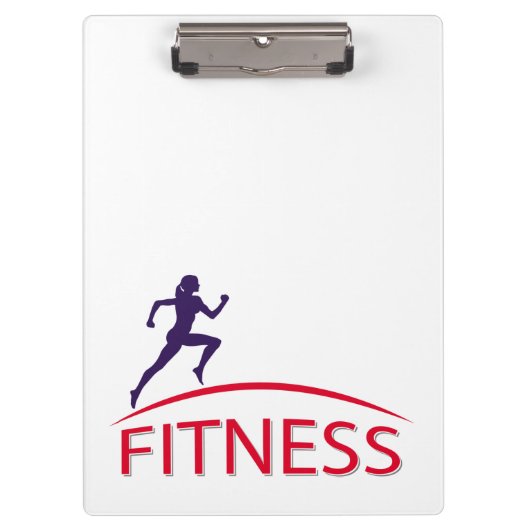 Fitness Klemmbrett (Vorderseite)