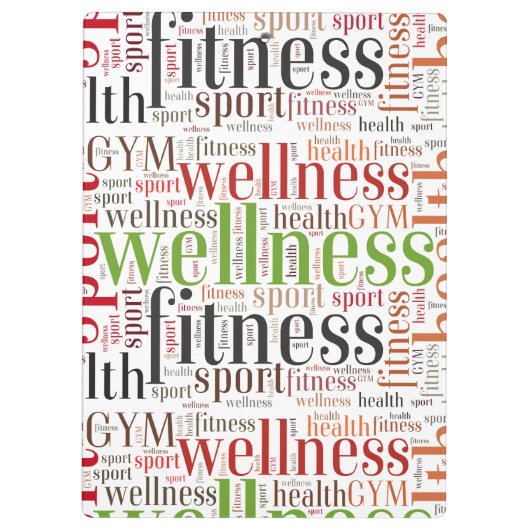 Fitness Klemmbrett (Rückseite)