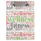 Fitness Klemmbrett (Vorderseite)