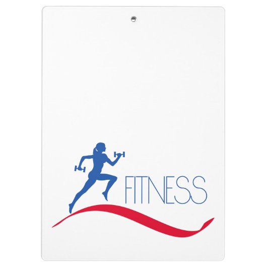 Fitness Klemmbrett (Rückseite)