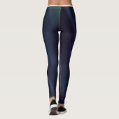 Fitness Kompression Leggings - Blue Night Sky (Rückseite)