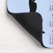 Fitness-Krafttraining-Kalender 2026 Mousepad (Ecke)