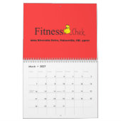 Fitness-Küken-Kalender Kalender (Mär 2027)
