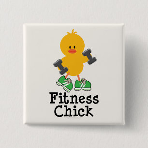 Fitness-Küken-Knopf Button