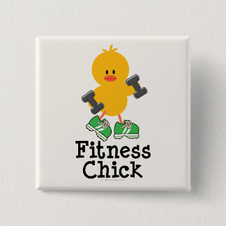 Fitness-Küken-Knopf Button