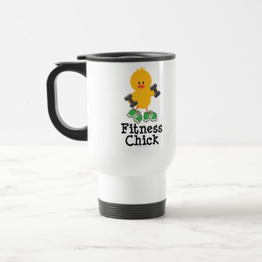 Fitness-Küken-Reise-Tasse Reisebecher (Links)