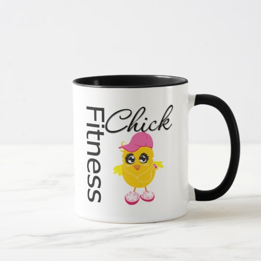 Fitness-Küken Tasse (Rechts)