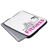 Fitness Laptopschutzhülle (Vorne Knopf)