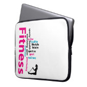 Fitness Laptopschutzhülle (Vorderseite Links)