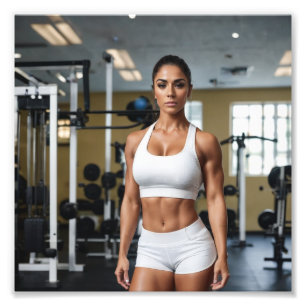 Fitness Latina Girl Fotodruck