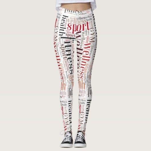 Fitness Leggings (Vorderseite)