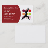 Fitness-Lehrer-Geschäfts-Karten Visitenkarte (Vorne/Hinten)