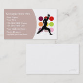 Fitness-Lehrer-Geschäfts-Karten Visitenkarte (Vorne/Hinten)