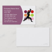 Fitness-Lehrer-Geschäfts-Karten Visitenkarte (Vorne/Hinten)