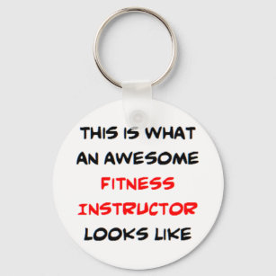 Fitness-Lehrer, phantastisch Schlüsselanhänger