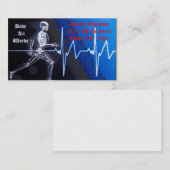 Fitness-Lehrer Visitenkarte (Vorne/Hinten)