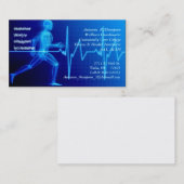 Fitness-Lehrer Visitenkarte (Vorne/Hinten)