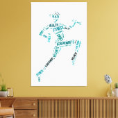 Fitness Leinwanddruck (Insitu (Wohnzimmer))