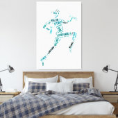 Fitness Leinwanddruck (Insitu (Schlafzimmer))