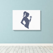 Fitness Leinwanddruck (Insitu (Holzboden))