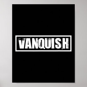 Fitness Liebt Fitness Trainer Bodybuilder Vanquish Poster