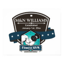 Fitness-Logo für Ihren Namen anpassen