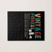 Fitness Lover|Vintage Fitness - Kostenvoranschlag Puzzle (Horizontal)