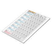 Fitness: Machen Sie es für sich; Motivierend Plane Notizblock (angewinkelt)