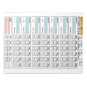 Fitness: Machen Sie es für sich; Motivierend Plane Notizblock (Vorderseite)