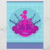 Fitness Mädchen Ausbildung Flyer (Vorne)