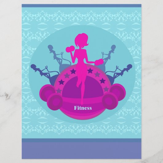 Fitness Mädchen Ausbildung Flyer (Vorne)