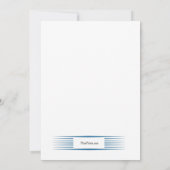 Fitness-Mädchen-Einladung Einladung (Rückseite)