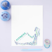 Fitness Mädchen Flyer (Einzeln)