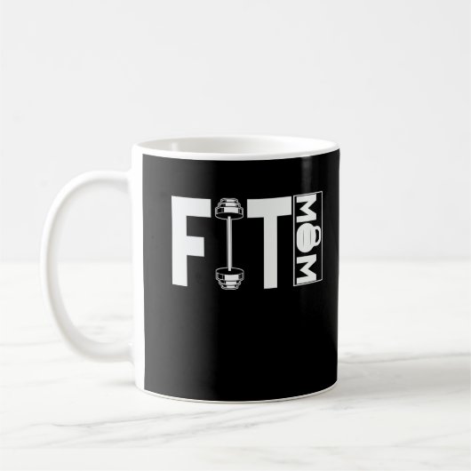 Fitness Mama Gym Weightlift Mama Kaffeetasse (Links)