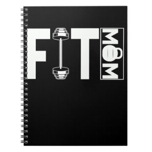 Fitness Mama Gym Weightlift Mama Notizblock