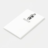 Fitness Minimalistisch Post-it Klebezettel (angewinkelt)