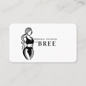 Fitness Minimalistisch Visitenkarte (Vorderseite)