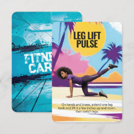 Fitness mit blauem Hintergrund für die LG-Lift Save The Date