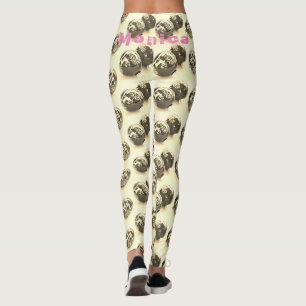 Fitness mit personalisierter Bezeichnung Leggings