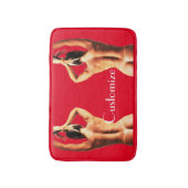 Fitness Modell Tanlines Thunder_Cove Badematte (Vorderseite Vertikal)