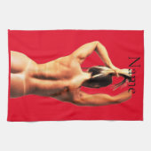 Fitness Modell Tanlines Thunder_Cove Geschirrtuch (Horizontal)