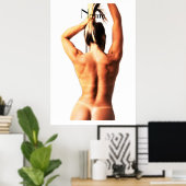 Fitness Modell Tanlines Thunder_Cove Poster (Heimbüro)