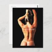 Fitness Modell Tanlines Thunder_Cove Postkarte (Vorne/Hinten)