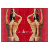 Fitness Modell Tanlines Thunder_Cove Schneidebrett (Vorderseite)